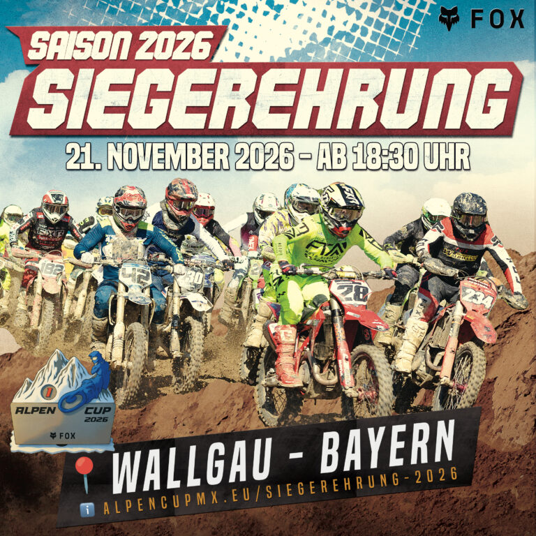 Alpencup MX Siegerehrung Post Slate 2026